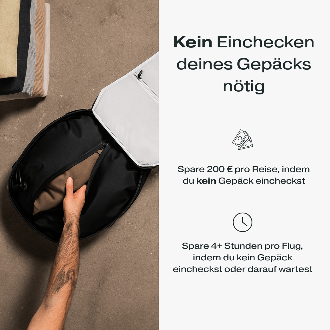 Reisetasche mit Vakuum Kit - Nayvo